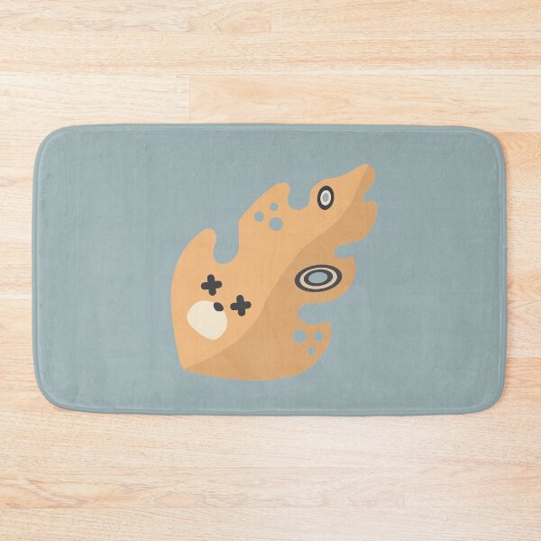 Item preview, Yellow Bear Leaf (blue background) designed and sold by Hugleton.
