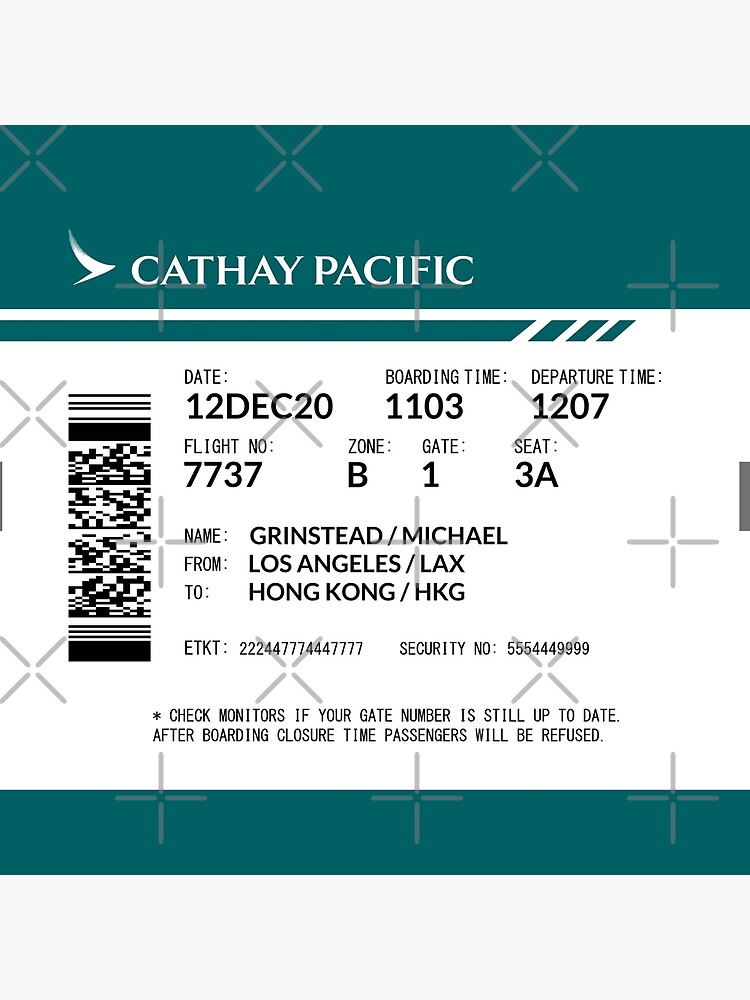 Boarding Pass 5748x5748 GM by twgcrazy