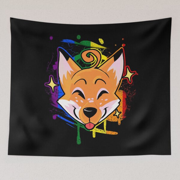 Item preview, Cute Furry Foxie Pride! designed and sold by VHusky.