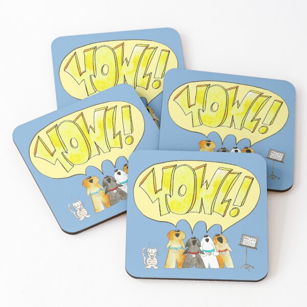 Item preview, Yowl! Dog Choir Singing - Funny Painting for Children designed and sold by HalloMolly.