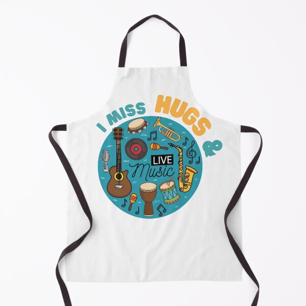 Item preview, Retro I Miss Hugs And Live Music designed and sold by casualism.