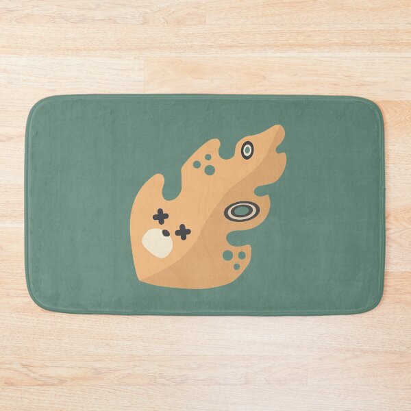 Item preview, Yellow Bear Leaf (dark green background) designed and sold by Hugleton.