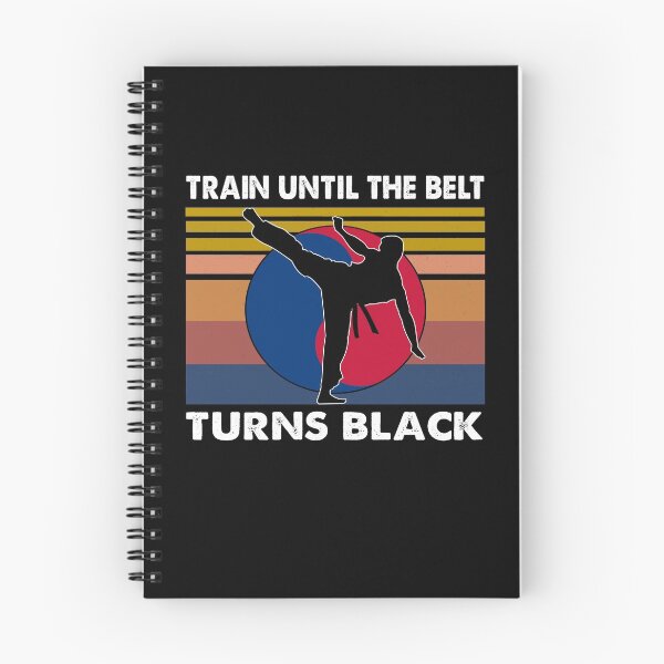 Item preview, Taekwondo Train until the belt turns black retro designed and sold by Niishouseca.