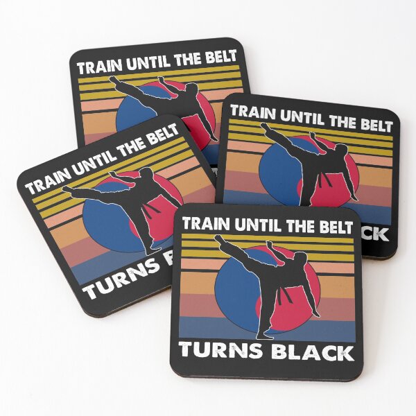 Item preview, Taekwondo Train until the belt turns black retro designed and sold by Niishouseca.