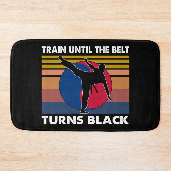 Item preview, Taekwondo Train until the belt turns black retro designed and sold by Niishouseca.