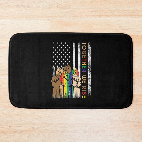 Item preview, Vintage Pride LGBT Together We Rise American Flag Gift Black Lives Matter designed and sold by Biebers2055.