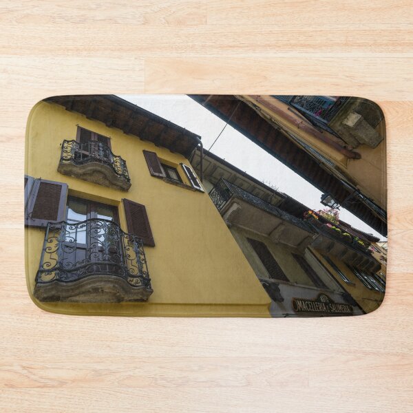 Item preview, Charming Bellagio Lake Como Italy - Tiny Shopping Street with Elegant Balconies designed and sold by Georgia Mizuleva.