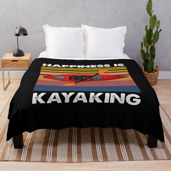 Item preview, Happiness is Kayaking VIntage designed and sold by Niishouseca.