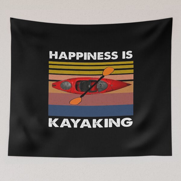 Item preview, Happiness is Kayaking VIntage designed and sold by Niishouseca.