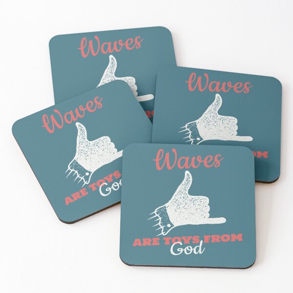Item preview, Waves Are Toys From God Surfer Quote designed and sold by MariusMunteanu.