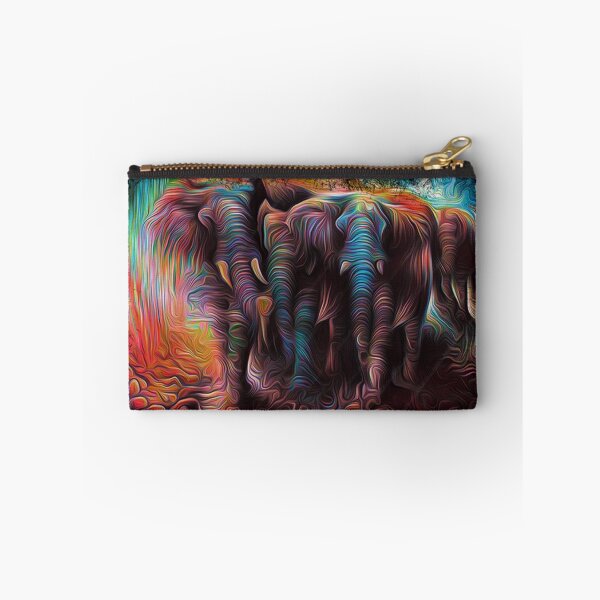 Item preview, Psychedelic elephant group in desert designed and sold by lucky-fern.