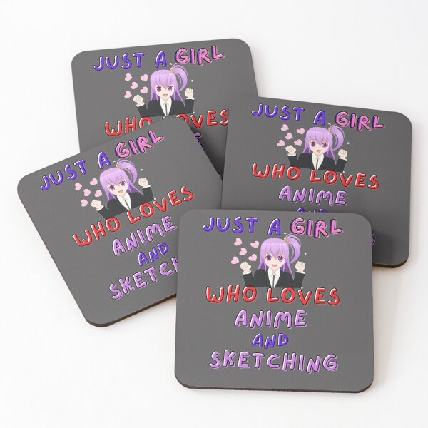 Item preview, Just a Girl Who Loves Anime and Sketching designed and sold by StephenMollie.