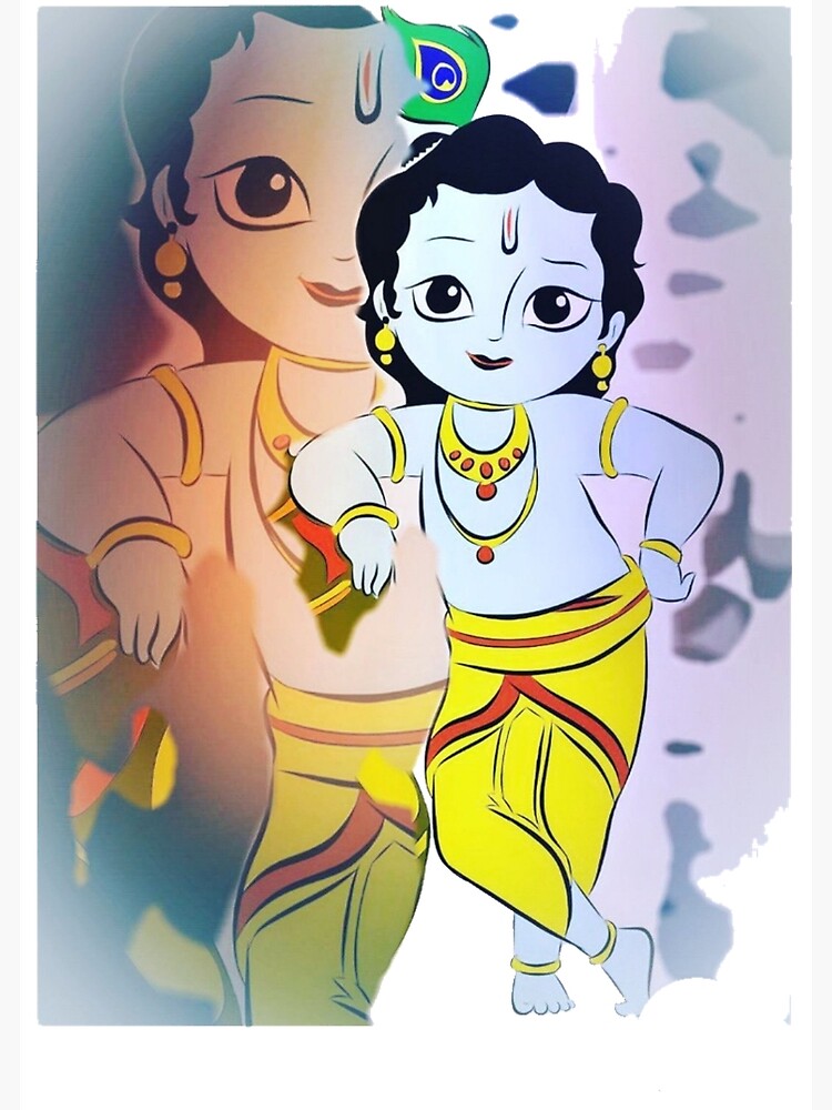 Bal Gopal with Cow - Photo Print