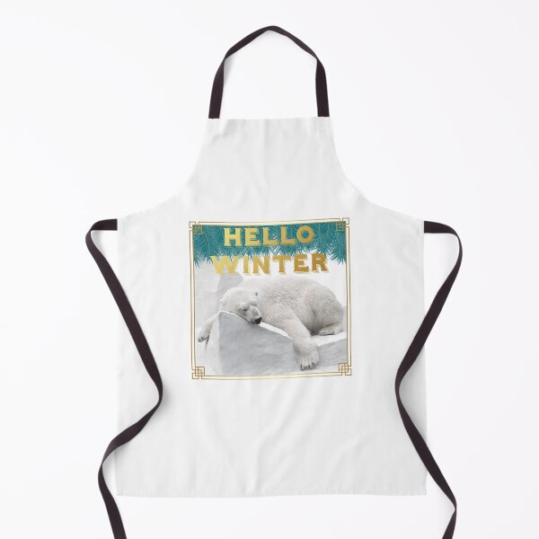 Item preview, Sarcastic “Hello Winter” Bear designed and sold by PawsitiveMum.