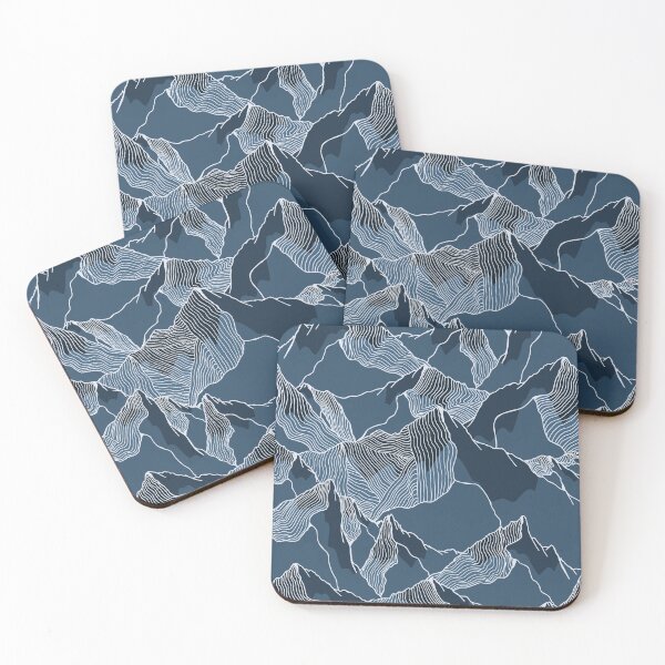 Item preview, Night blue peaks designed and sold by Swadeillustrations.