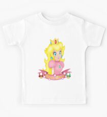 Prinzessin Peach Kinder T-Shirt