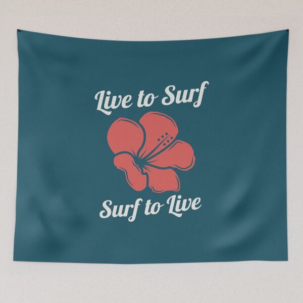 Item preview, Live to Surf, Surf to Live Surfer Quotes designed and sold by MariusMunteanu.