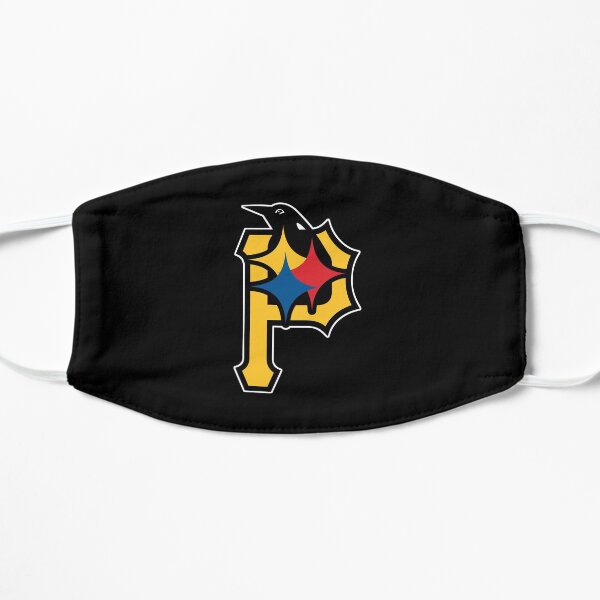 Pittsburgh Fan Sport Teams Mens Grey Flat Mask