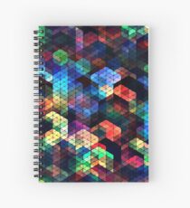 Cuaderno de espiral Colorful Stained Glass Effect