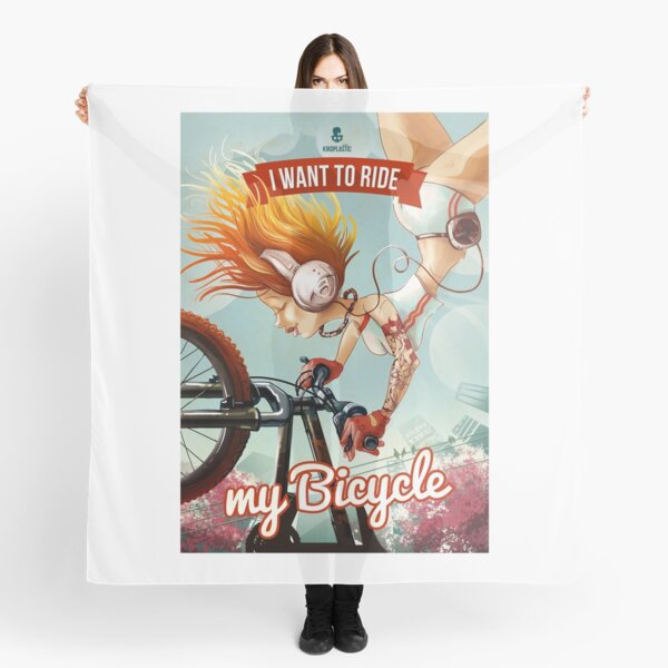 I want to ride my bicycle Scarf