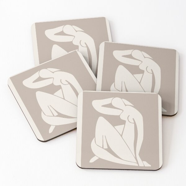 Item preview, Henri Matisse, Papiers Découpés Art Brown Color, Matisse cutout Beige print, Art Exhibition Print designed and sold by Jokoleo.