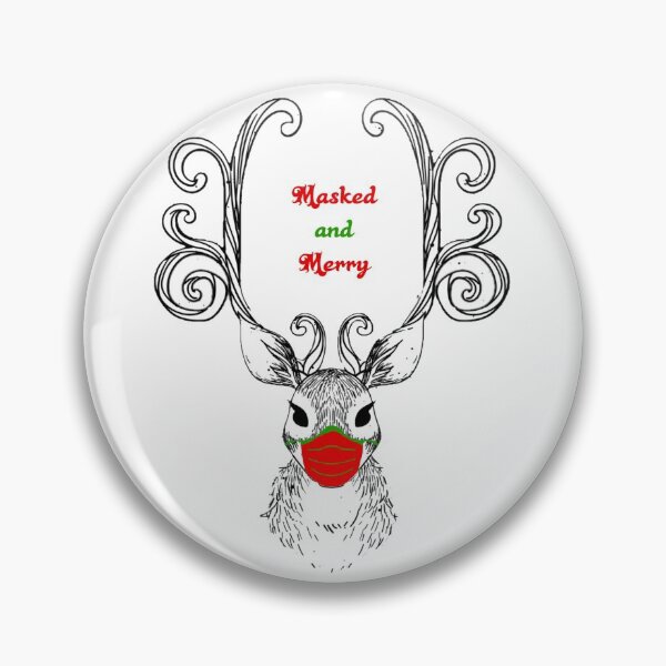 Artikelvorschau, Maskiertes und Frohe Weihnachten Quarantäne-Design entworfen und verkauft von ZamuDesign.
