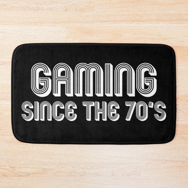 Item preview, Gaming Since the 70s - White Retro Disco Lines designed and sold by JamiDesigns.