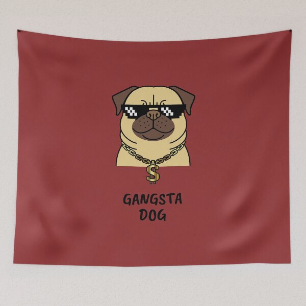Item preview, Gangsta Dog Funny T-shirt For Dog Lovers Best Gift designed and sold by wissem-ayedi.