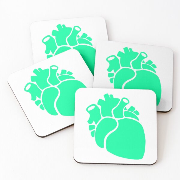 Item preview, Anatomical Heart Silhouette Mint designed and sold by scorpiondoctor.