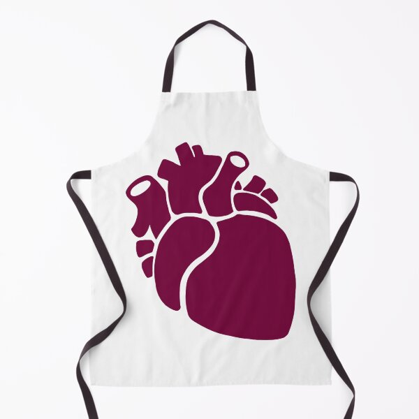 Item preview, Raspberry Anatomical Heart Silhouette designed and sold by scorpiondoctor.