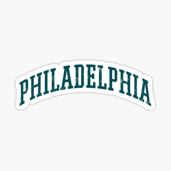 Vintage Philadelphia PA Retro Eagles Football Team Goalline Logo Philly  Sport Gift Sticker for Sale by CameronReids