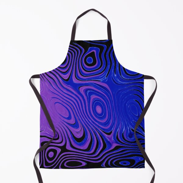 Item preview, Shining inkblot psychotic pattern - seamless inky blur abstract blue design designed and sold by BestStuffDepot.