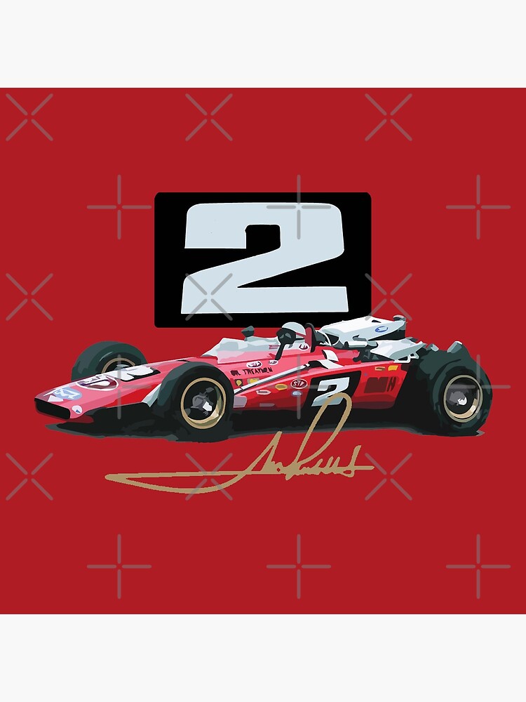 Mario Andretti 1969 Brawner Hawk by FromThe8Tees