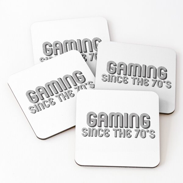 Item preview, Gaming Since the 70s - Black Retro Disco Lines (Black) designed and sold by JamiDesigns.