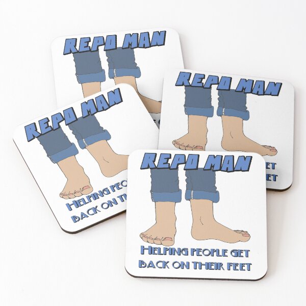 Item preview, Helping People Get Back on Their Feet Repo man career humor designed and sold by dallastxart.
