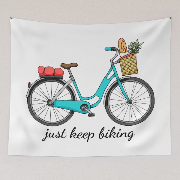 Item preview, just keep biking designed and sold by crazy merchs.