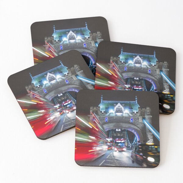 Item preview, Tower Bridge Abstract Night Shot designed and sold by wazoosi.