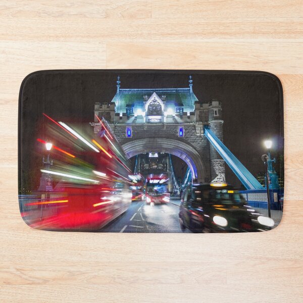Item preview, Tower Bridge Abstract Night Shot designed and sold by wazoosi.