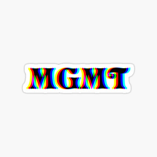 MGMT psychedelic Sticker