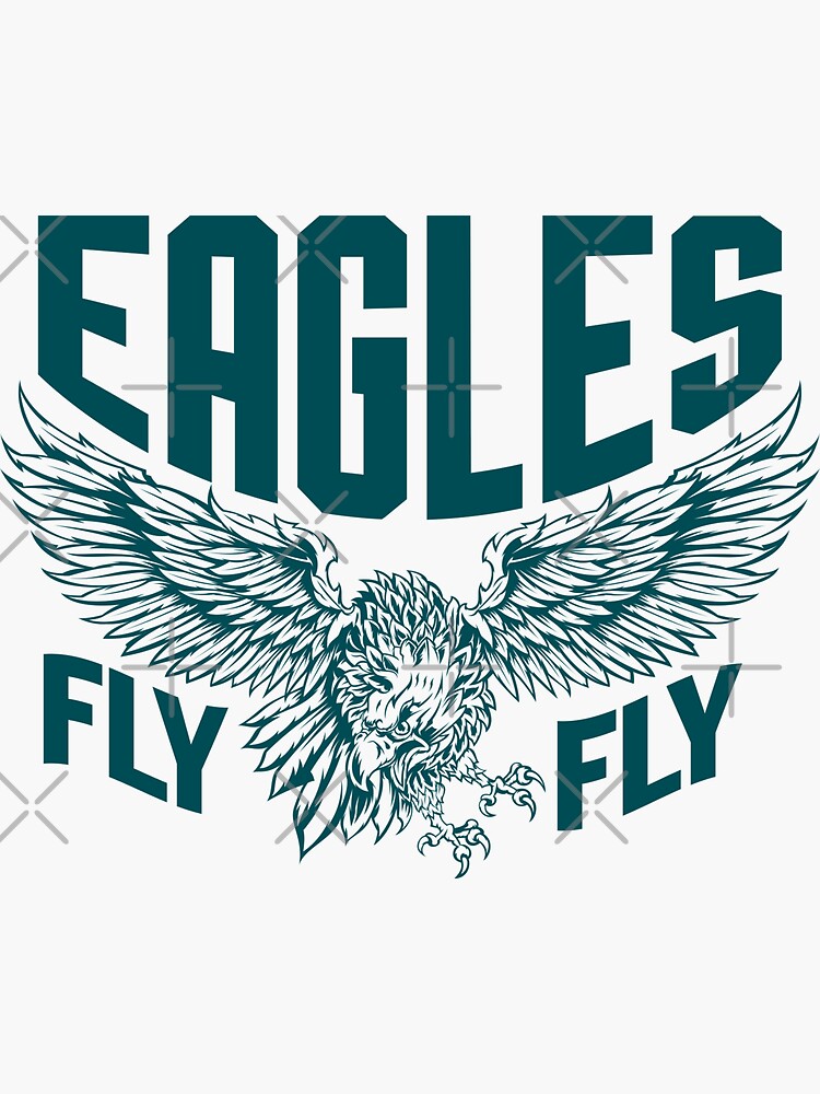 Vintage Philadelphia Football Team Fly Eagles Fly Philly Sport Gift  Sticker for Sale by CameronReids