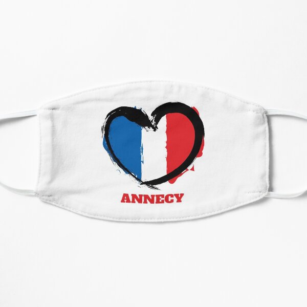 Love French City Annecy. Perfect Gift for Valentines Flat Mask
