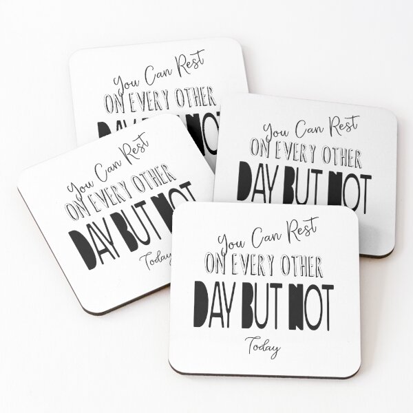 Item preview, You Can Rest On Every Other Day But Not Today Black Version designed and sold by darknessjeff86.