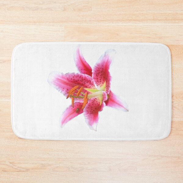 Item preview, Stargazer lily single flower with mason bee designed and sold by FunkiFunki.
