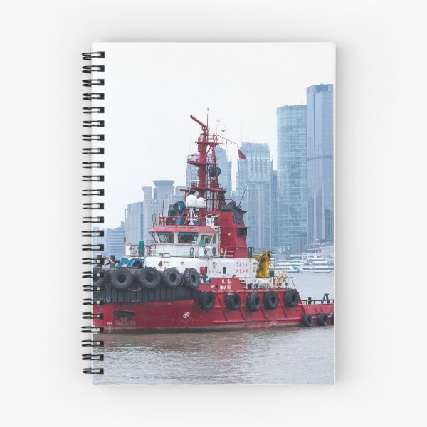 Item preview, Tugboat in the city of Shanghai, China designed and sold by Anita van Gendt.