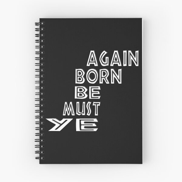Item preview, YE MUST BE BORN AGAIN - BIBLE VERSE designed and sold by Ralek.