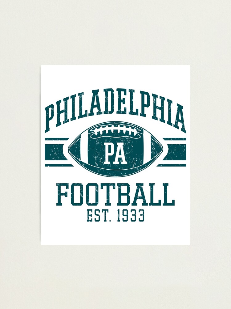 Philadelphia Eagles Since 1933 Vintage Print Retro Football 