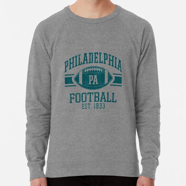 Phila. PA Heather Grey Embroidered Sweatshirt