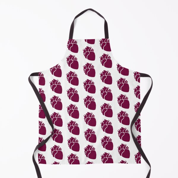 Item preview, Small Anatomical Heart Silhouette Raspberry designed and sold by scorpiondoctor.