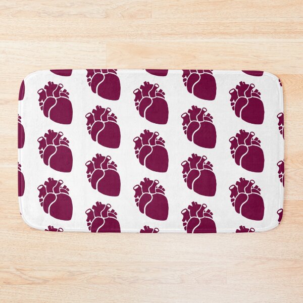 Item preview, Small Anatomical Heart Silhouette Raspberry designed and sold by scorpiondoctor.