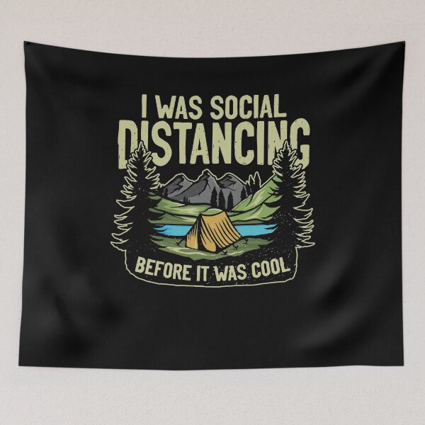 Item preview, Camping or Distancing designed and sold by valuestees.